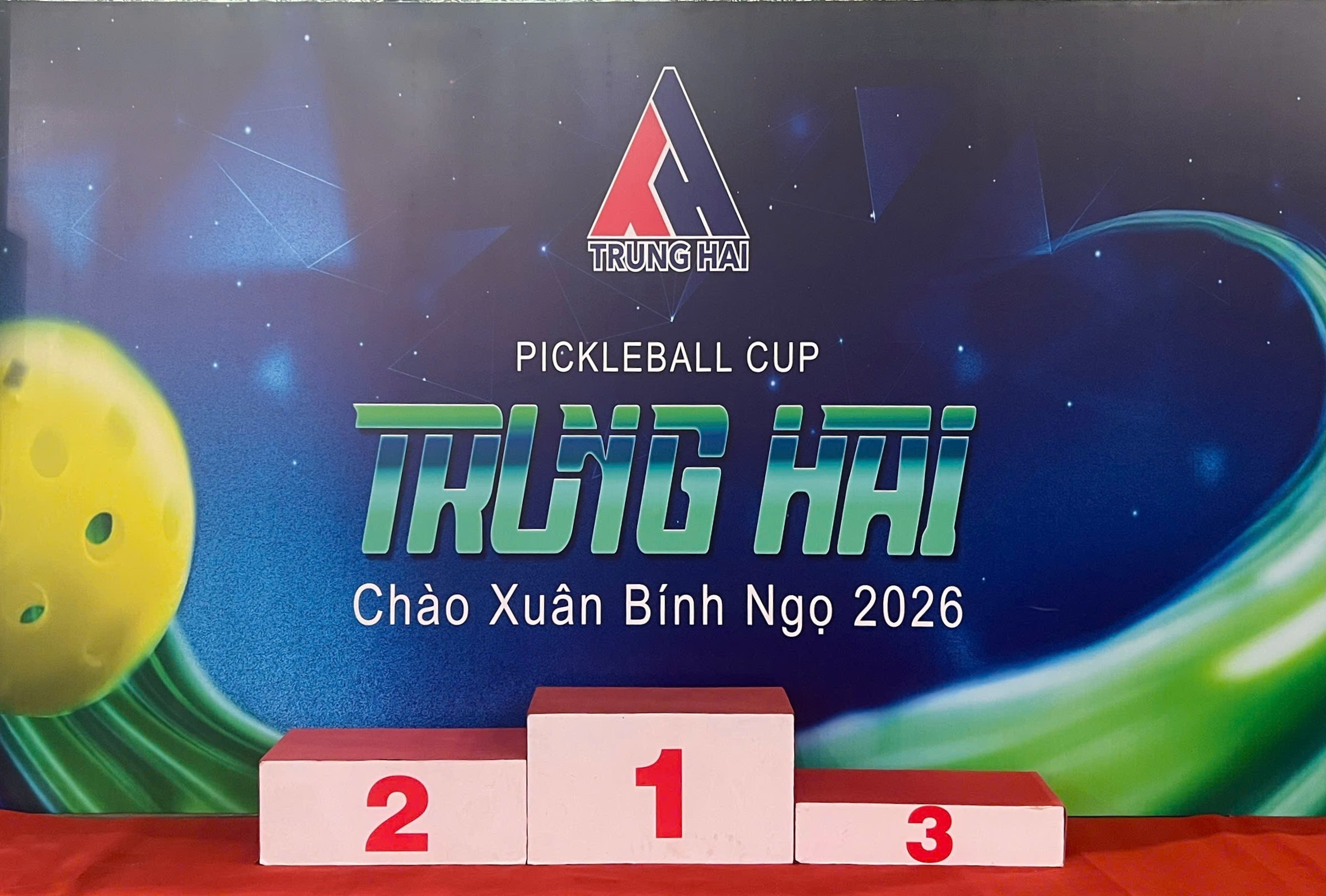 Banner chính thức Trung Hải Pickleball Cup – Chào Xuân Bính Ngọ 2026